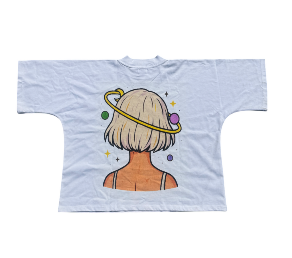 Galaxy Girl Oversized Tee
